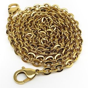 Lobster claw Gold chain.  Used as additional straps to any mini bag or clutch.